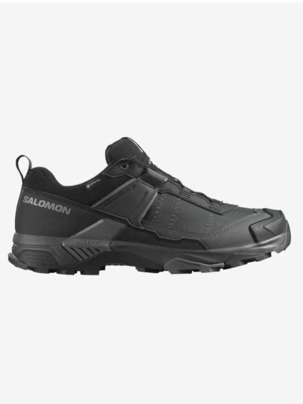Salomon X ULTRA 5 WIDE GORE-TEX Black Hiking Shoes Men's 10.5 $175